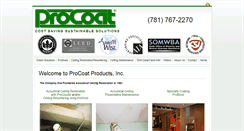 Desktop Screenshot of procoat.com